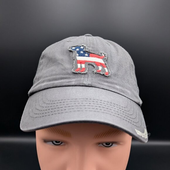 Life is Good. Tattered Chill Cap Americana Dog-Slate Gray - Picture 13 of 13